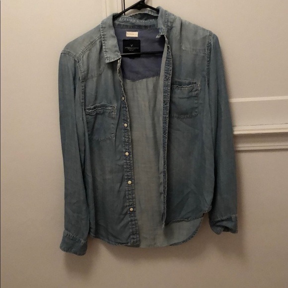 American Eagle Outfitters Tops - Denim Long Sleeve American Eagle Outfitters Tops - Denim Long Sleeve